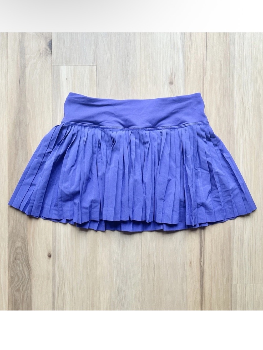 Lululemon Pleat To Street Skirt II Iris Flower Purple Sz 2 Pleated Tennis Sport